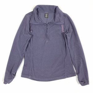 REI Drawstring 1/2 Zip Pullover Fleece Sweater